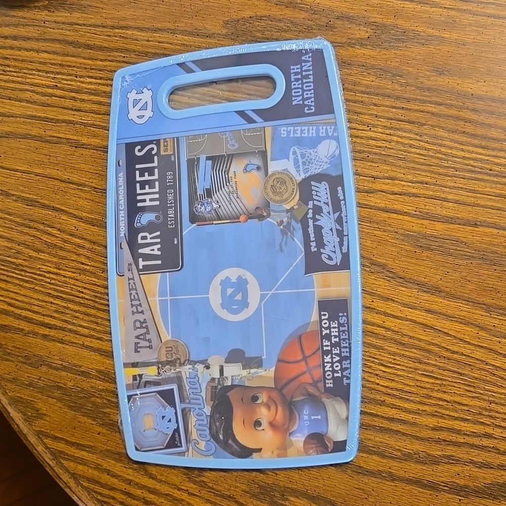 UNC Tar Heels Cutting Board 14.5"x9"